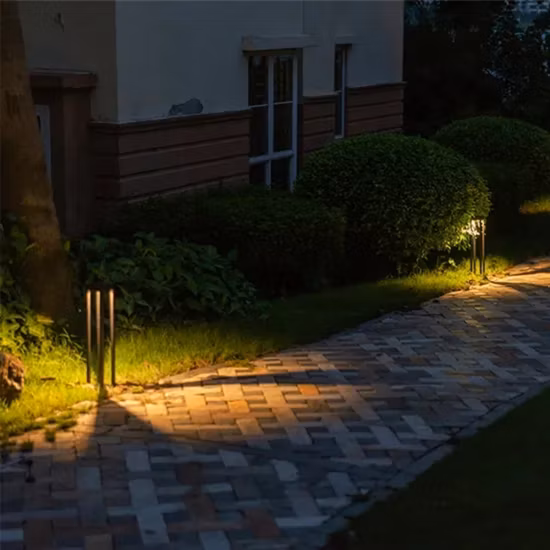 Inondazione con sensore Luci verdi a catena Striscia di catena Pali WiFi Palo per corda di pesce illuminato Spot utilizzato Fiore d'argento Luce solare a LED decorativa per giardino